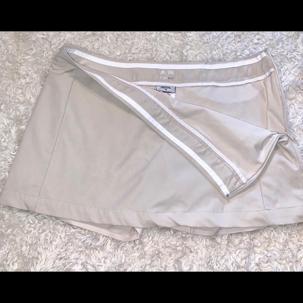 Adidas Size 6 Khakis Skirt with shorts underneath